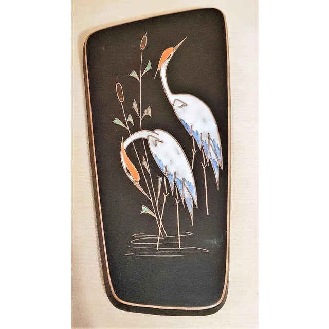 Heron Wall Plates by Kiechle Arno for Ruscha, 1950s, Set of 2 For Sale - Image 4 of 5