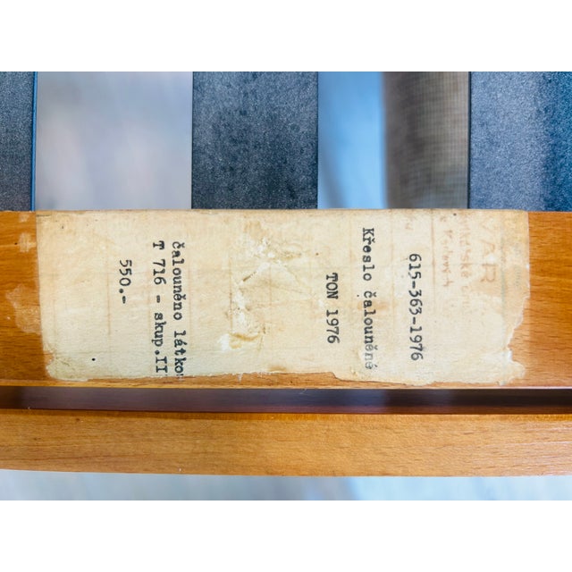 Mid-Century Armchair by Jaroslav Šmidek for Ton, 1976 For Sale - Image 9 of 13