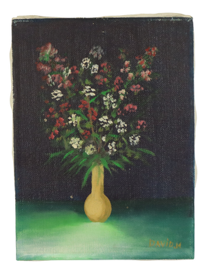 Marcel David, Still Life Composition, 1980, Painting on Canvas
