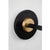 Metal Thomas O'Brien for Visual Comfort Signature Cavalli 27" Tail Sconce in Aged Iron and Hand-Rubbed Antique Brass with Linen Shade For Sale - Image 7 of 11