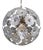 Sputnik Pendant Light with 51 Flowers in Clear Glass and Burnished Brass from Justfurnituress SRL For Sale