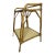 Vintage Two Tier Bamboo Side Table For Sale