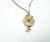 Contemporary Chanel Gold CC Pink Camellia Flower Necklace For Sale - Image 3 of 4
