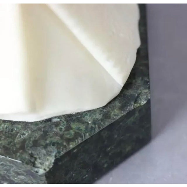 Antique Alabaster Sculpture Bust Statue of a Woman 19th Century For Sale - Image 10 of 12