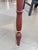 Brown Late 20th Century Stickley John Widdicomb Mahogany Demi-Lune Console Table With Glass Top For Sale - Image 8 of 10