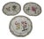 Floral Motif Decorative Plates - Set of 3 For Sale