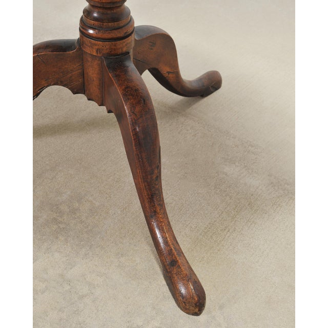 19th Century English Georgian Painted Tilt-Top Tripod Table For Sale - Image 9 of 18