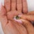 GIA Certified 2.62 carat oval cut natural green alexandrite measuring 8.6 x 7.5mm is set in a four-prong platinum 900...