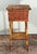 Antique Bamboo Sewing or Storage Stand With Lift Top Woven Case For Sale - Image 4 of 11