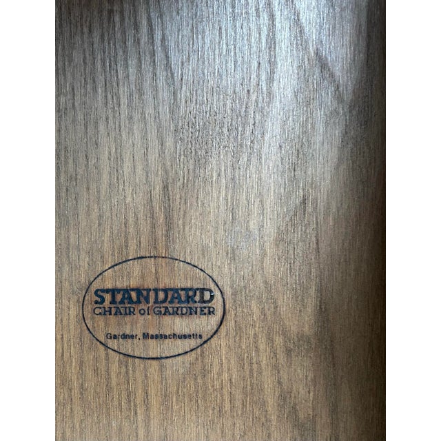 1980s Vintage Table Standard Chair of Gardner Drop -Leaf Table For Sale - Image 9 of 9