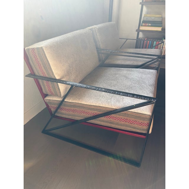 Custom Hair on Hide Accent Chairs- Pair For Sale In Sacramento - Image 6 of 8