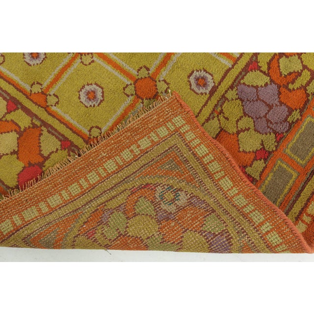 Textile Doris Leslie Blau Vintage European Art Deco Rug For Sale - Image 7 of 7