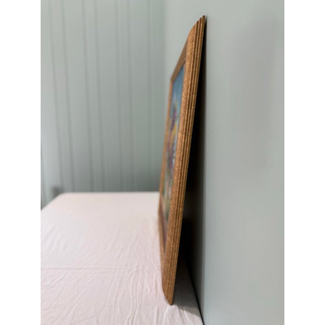 Gold Vintage Still Life Oil Painting in Gold Frame - Signed by Artist For Sale - Image 8 of 11