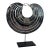 Early 20th Century Silver Necklace or Neck Ring on Stand From the Golden Triangle For Sale