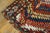 Marvelous Multi Color With Dynamic Zigzag Geometric Desing Antique Persian Quchan Rug For Sale In New York - Image 6 of 9