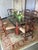 Wood Vintage Century Furniture Chinese Chippendale Style Fretwork Dining Table With Beveled Glass Top. For Sale - Image 7 of 11
