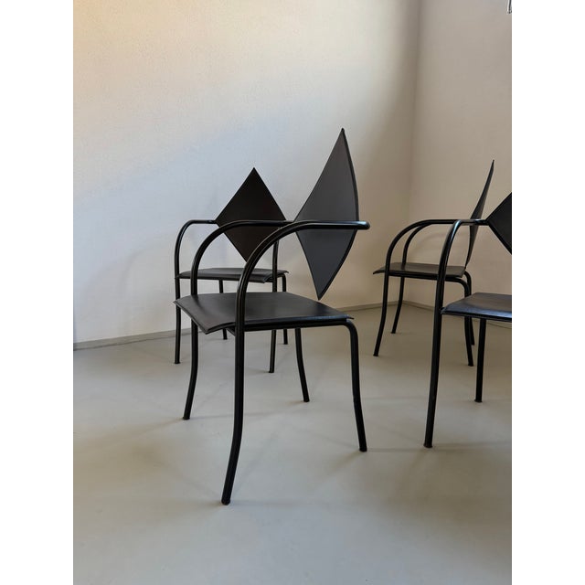 Kite Chairs by Anna Anselmi for Bieffeplast, 1980s, Set of 6 For Sale - Image 6 of 7