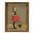 C. L. Malcolm (American 20th C.) 1940's Oil Painting of Young Girl and a Favorite Cat For Sale