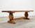 Mid 20th Century Country French Oak Farmhouse Trestle Dining Table 7.8 Ft For Sale - Image 5 of 18
