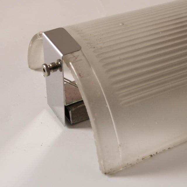 Silver Vintage French Industrial Sconce, 1930s For Sale - Image 8 of 14