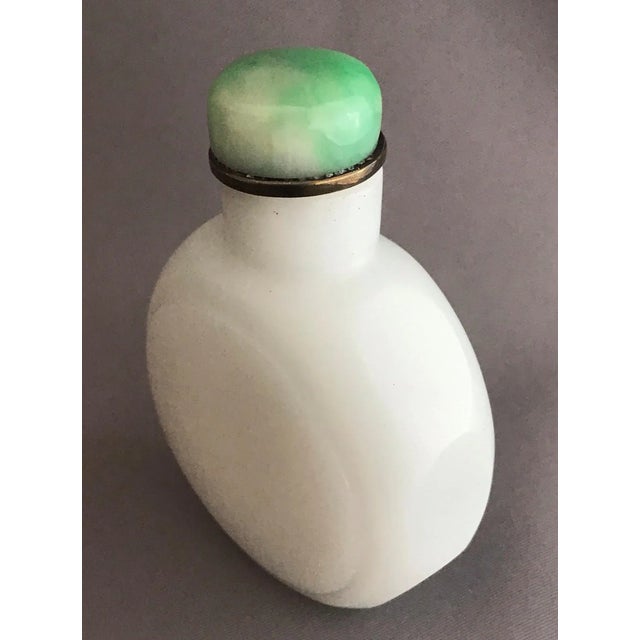 Early 20th Century Vintage Opaline Beijing Glass Snuff Bottle For Sale In Chicago - Image 6 of 11