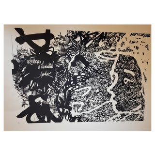 Raymond Moretti, Rimbaud 3, 1970, Original Lithograph For Sale