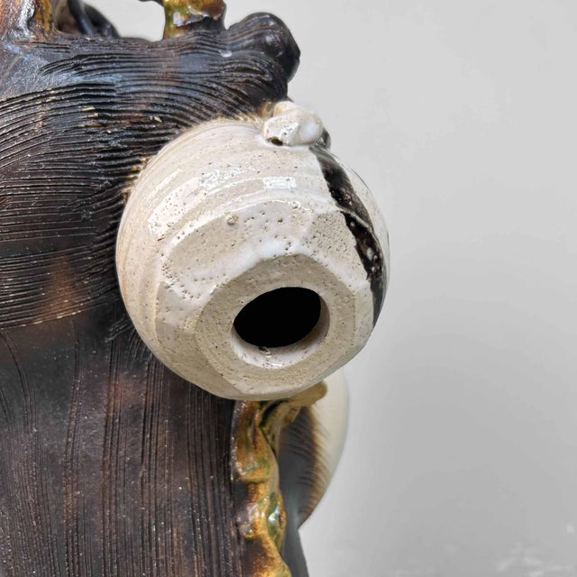 Large Decorative Tanuki Statue, 1980s For Sale - Image 12 of 16