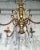 1940s Bronze and Crystal Chandelier in the Style of Maison Baguès For Sale - Image 6 of 13