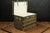 Wood Checkered Mail Trunk, 1920s For Sale - Image 7 of 11