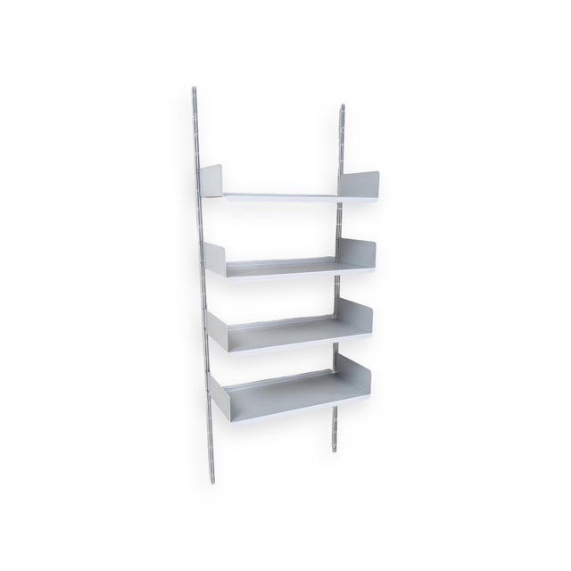 Metal 606 Wall Shelf in Aluminum by Dieter Rams for Vitsoe For Sale - Image 7 of 7