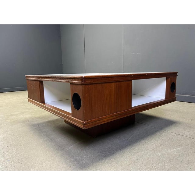 Space Age Wooden Bar Coffee Table, 1960s For Sale - Image 10 of 15