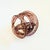A beautiful vintage art glass knot. Muted purple color to the glass with gold flecks. A great sculptural accent piece....