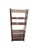 Brown Late 20th Century Faux Bamboo Shelf For Sale - Image 8 of 18