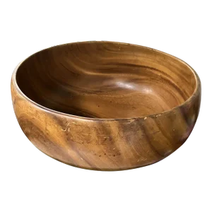 Very Large Mid-Century Modern Hawaiian Monkey Pod Wood Bowl 1950's