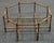 Vintage Faux Bamboo Octagonal Coffee Table - Base Only For Sale In New York - Image 6 of 6