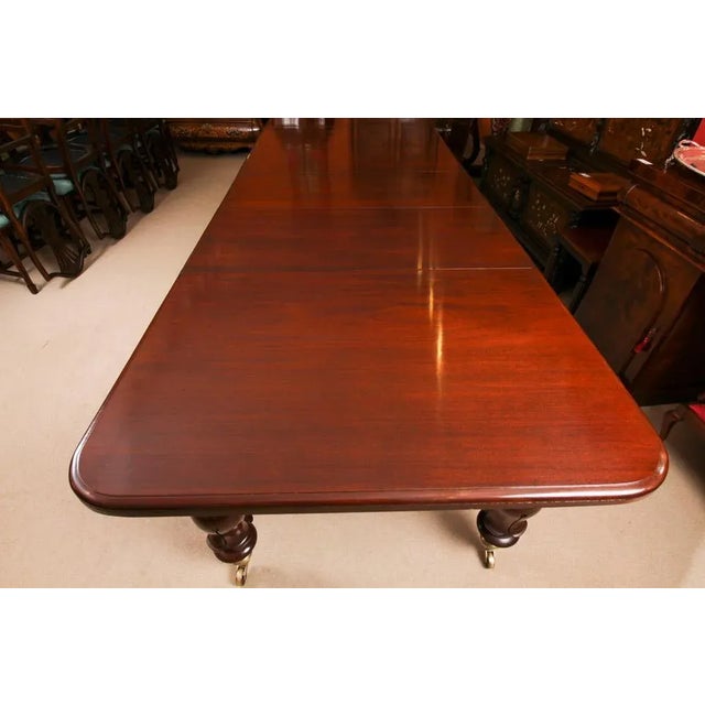 Antique William IV Extending Dining Table and Chairs, 1800s, Set of 17 For Sale - Image 6 of 18