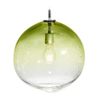 Solaris Pendant Light from the Fizz Collection in Citron For Sale