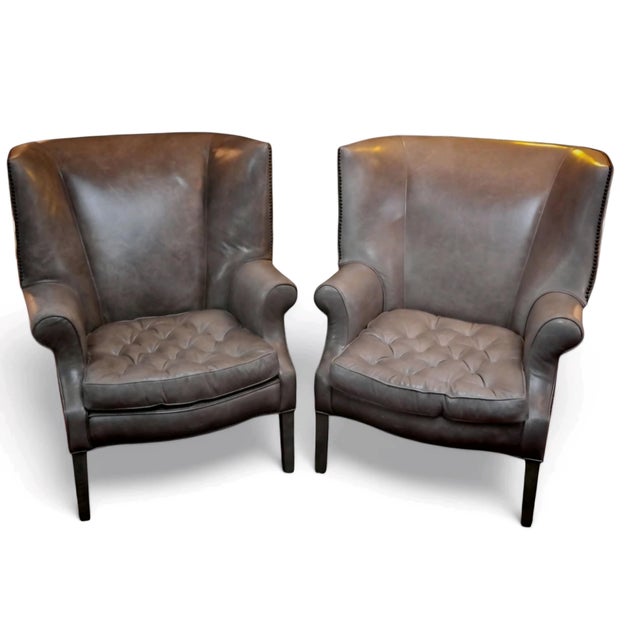 Up for grabs here is a stunning armchairs by restoration hardware, henredon furniture makers of ralph lauren furniture....