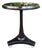 Late 20th Century Neoclassical Style Black Marble Top Guerridon Side Table For Sale