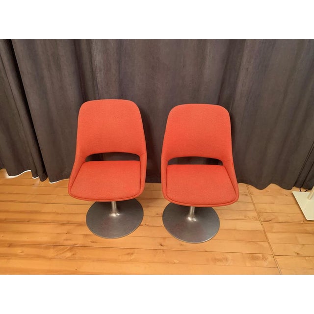 Set of Finnish Polaris Swivel Chairs by Eero Aarnio for Asko Export, 1970s For Sale - Image 3 of 18