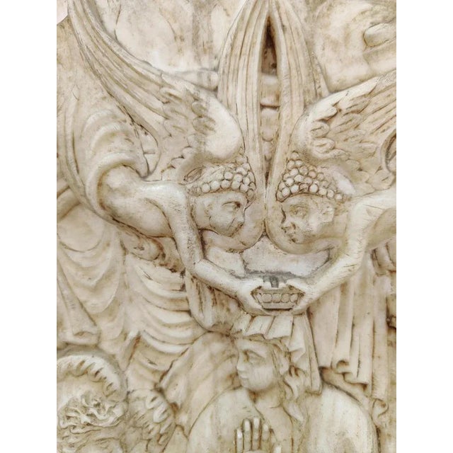 19th Century Renaissance Marble Relief For Sale - Image 3 of 12