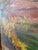 Joane Cromwell "Oak Creek Canyon" Arizona Landscape Painting With Vintage White Frame 1950's For Sale - Image 17 of 18