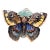 Rare Majolica Butterfly Wall Pocket Clement Massier, Circa 1900 For Sale