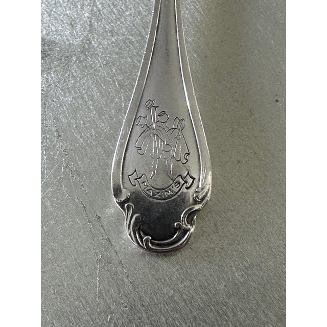 Early 20th Century Maxim's Paris Christofle Spoon - Early 1900's For Sale - Image 5 of 9