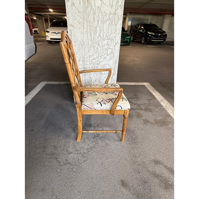 1970s Vintage Six Chinese Chippendale Dining Chairs - A Set For Sale - Image 10 of 12