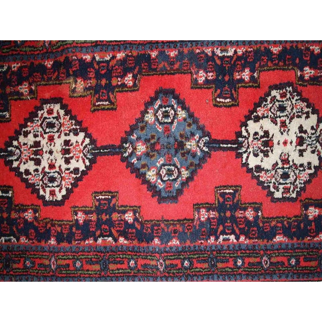 1970s 1970s Handmade Vintage Persian Hamadan Rug For Sale - Image 5 of 8