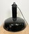 Industrial Black Enamel Factory Pendant Lamp with Iron Top, 1950s For Sale - Image 9 of 18