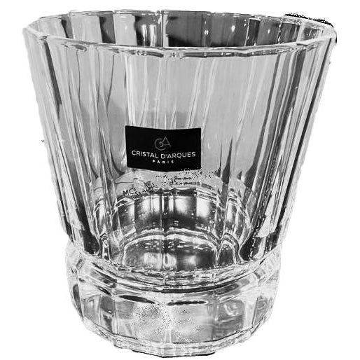 Set of 6 Cristal d'Arques Macassar Old Fashioned Rocks glasses. With its straight cut lines, the Macassar 10.75 oz. OTR...