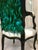 Modern Teal Feather Chair For Sale - Image 4 of 7