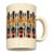 Vintage Indian Dancers Ceramic Coffee Mug Folk Art For Sale